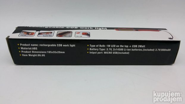 Punjiva LED baterijska lampa