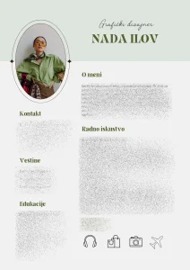 Profesionalna izrada CV-a (srpski - engleski - nemački)