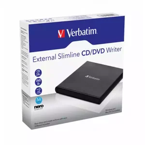 USB DVD+-R/RW Verbatim SlimLine Eksterni Rezac