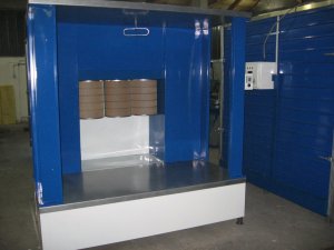 Kabine.komore za plastifikaciju metala