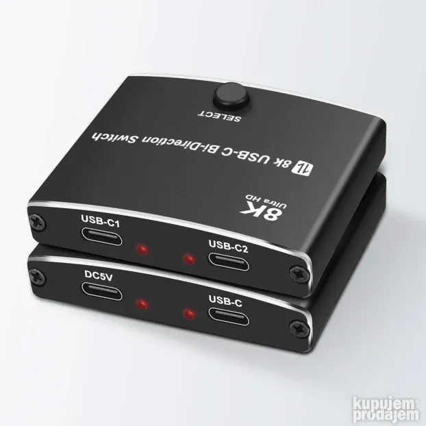 KT-CSW321 USB C Switch sa 3 Thunderbolt 4 ul.