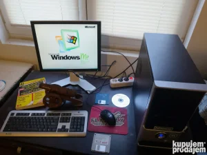 Retro kompjuter Pentium II 350mhz (slot1) All in Black