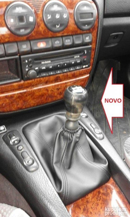 OPEL OMEGA B kožica menjača i ručne (1994-1999) KOMPLET novo