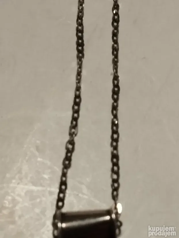 Srebrna zenska narukvica sa priveskom i lancicjem-44.7gram-4