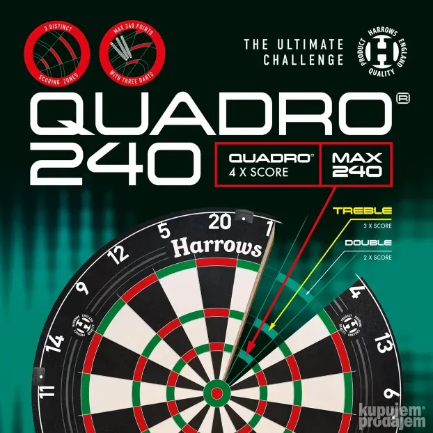 Harrows quadro meta 240