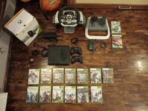 Xbox 360 E i original volan Xbox 360