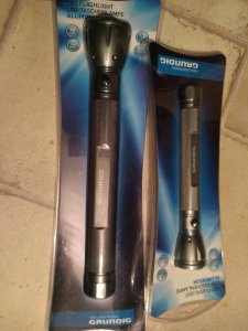 LED lampa rucna  metalna,dugačka 40cm