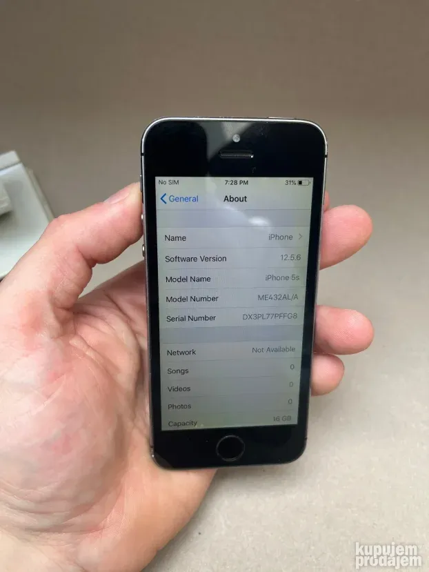 Apple iPhone 5 - Model A1457