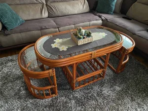 Sto za dnevnu sobu ratan bambus