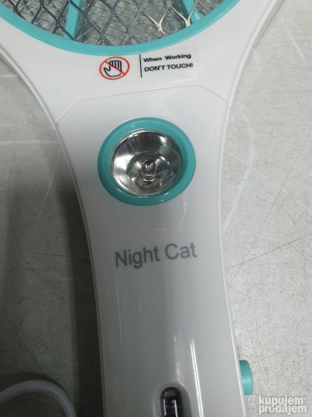2u1 Reket za komarace + LED Lampa reket za muve i insekte