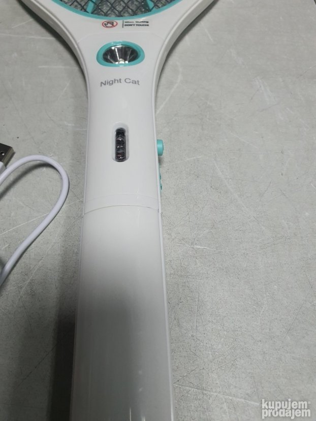 2u1 Reket za komarace + LED Lampa reket za muve i insekte