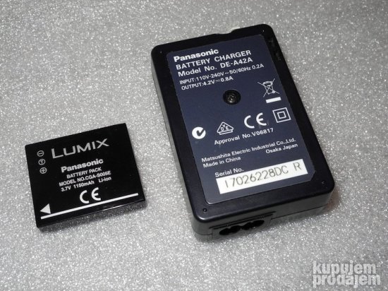 panasonic DMC-FX9 DF-A42 CGA-S005E delovi