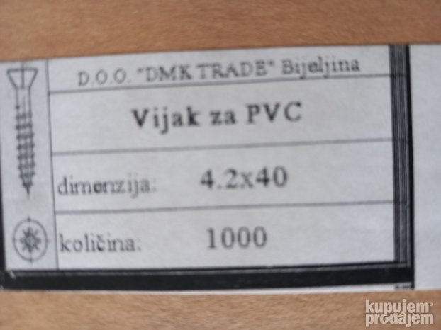 Vijci ph2 4.2x40 za PVC