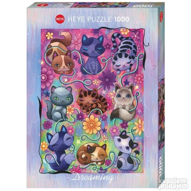 Heye puzzle 1000 pcs Dreaming Jeremiah Ketner Kitty Cats