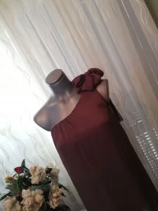 braon tunika na jedno rame ZEBRA vel.S