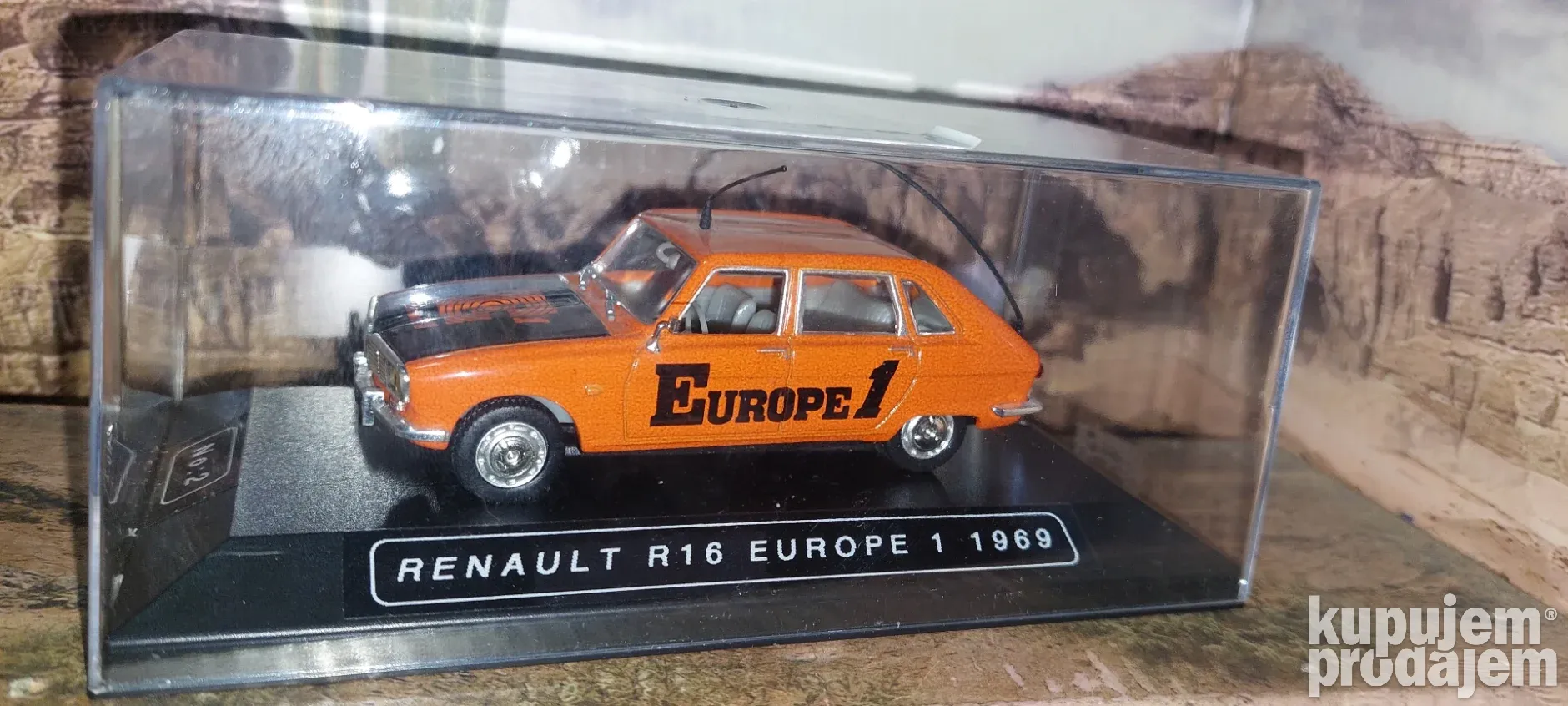 Norev 1/43 - Renault 16 Europe 1 Tour De France Avec Cycliste - Occasion Boîte Vitrine