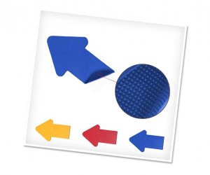 Gumene stope / gumeni markeri /strelica pravo