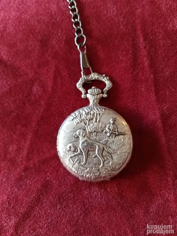 Watame antimagnetic hunting swiss made pocket watch