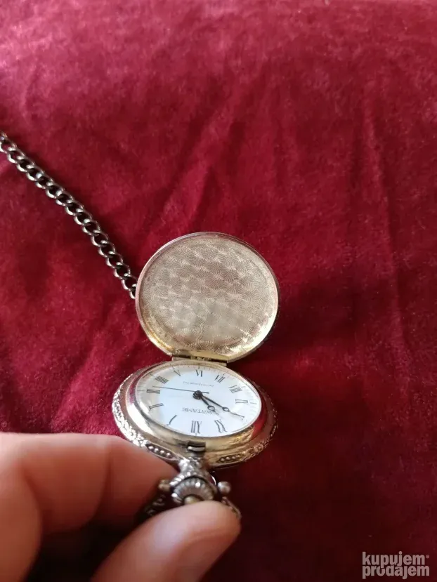 Watame antimagnetic hunting swiss made pocket watch