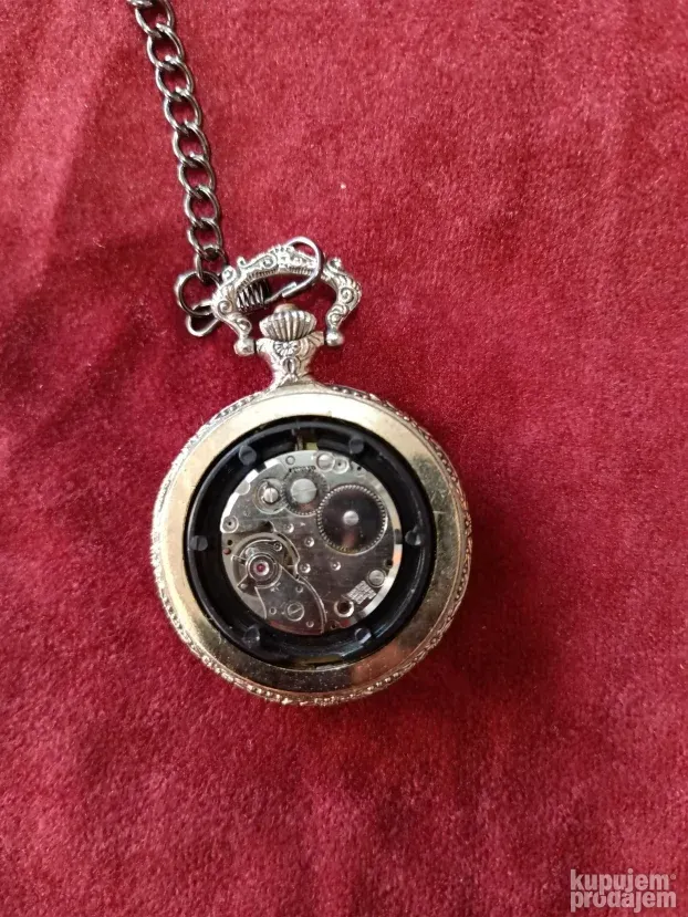 Watame antimagnetic hunting swiss made pocket watch