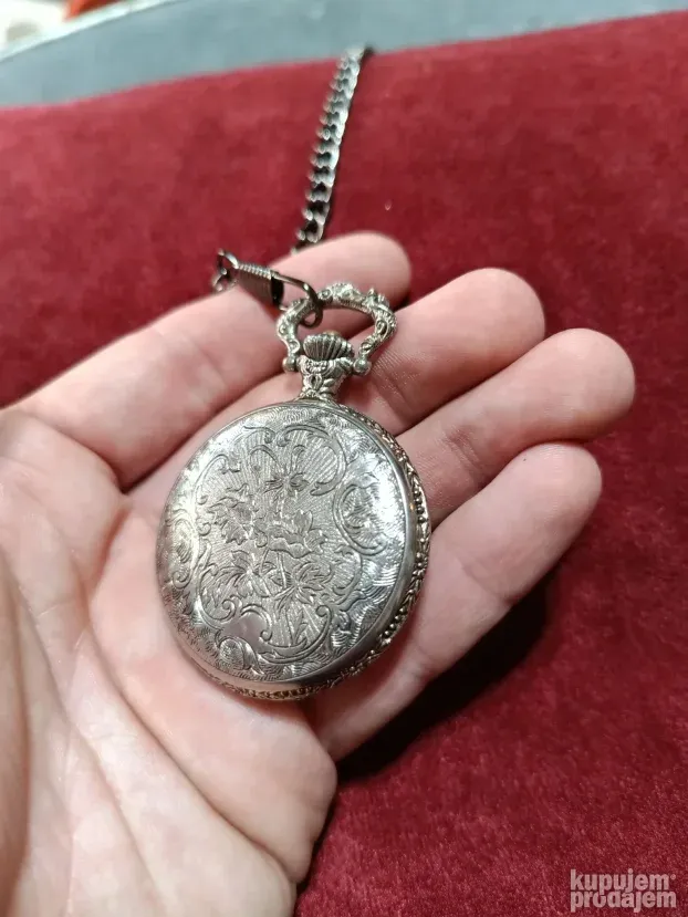 Watame antimagnetic hunting swiss made pocket watch