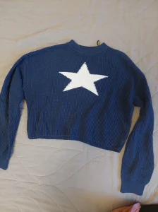 Teget H&M dzemper kraci za devojcicu 8 do 10 god