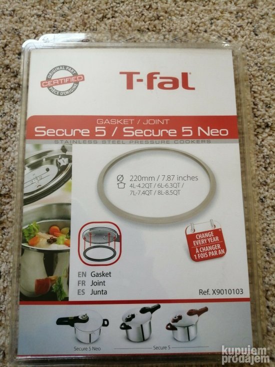 TEFAL dihtung ekspres/pretis lonca 4/6/7 lit prečnik 220 X90