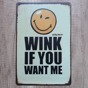 Metalna tabla WINK