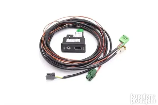 VW Golf Passat USB port Carplay i Android Auto MIB2 sistem