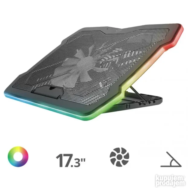 Trust 24192 Aura Multicolour-illuminated Laptop Cooling