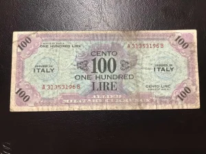 Italija 100 lira.1943.