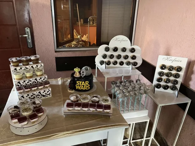 Iznajmljivanje kruga, brojeva, stalak za balone..