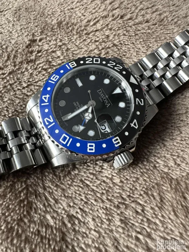 Automatic 200m Davosa Gmt Batman Ternos Davosa Herrenuhr Davosa