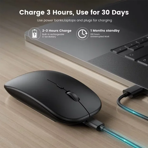 Bežični punjivi miš Bluetooth BT 5.2
