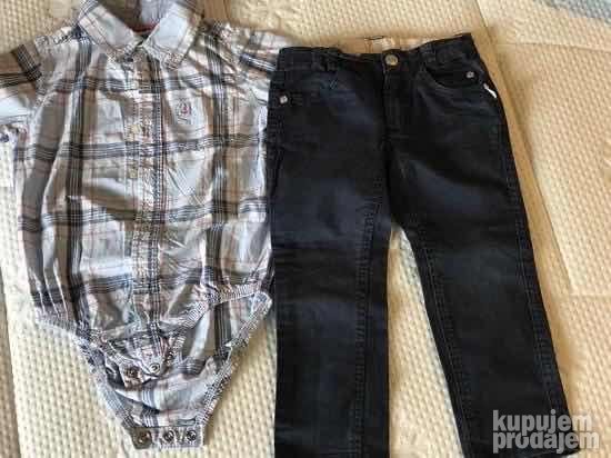 Kosulja - bodi Carters i Kanz pantalone, 86/92