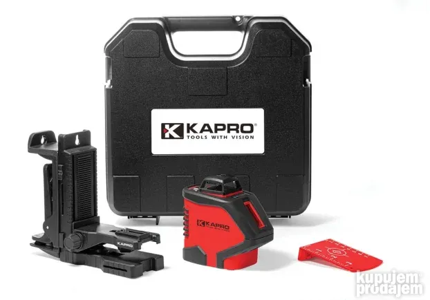 Linijski laser 2 linije i 2 tačke - 30m domet KAPRO 962R