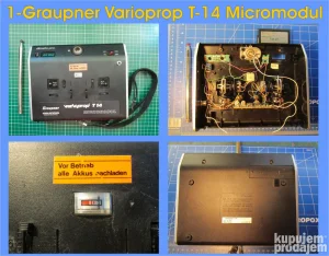 Daljinski za modele aviona - GRAUPNER - FUTABA -5 komada