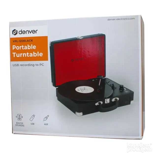 Gramofon Denver VPL-120 plavi
