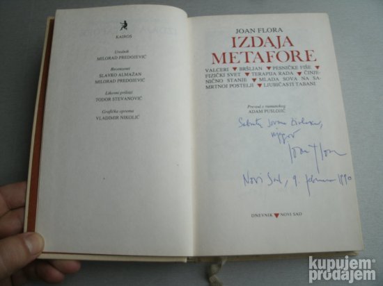 Izdaja metafore - Joan Flora