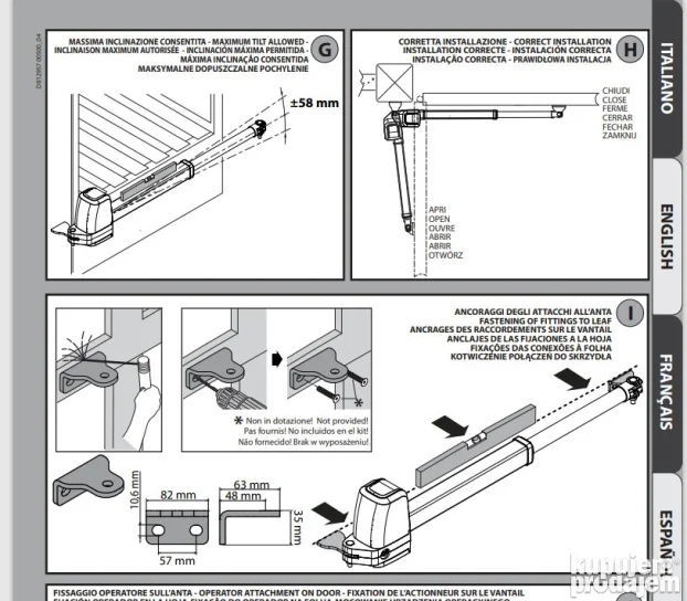 Motori za kapije krilne