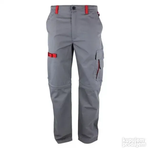 Radne pantalone 2u1 CLASSIC SMART sive
