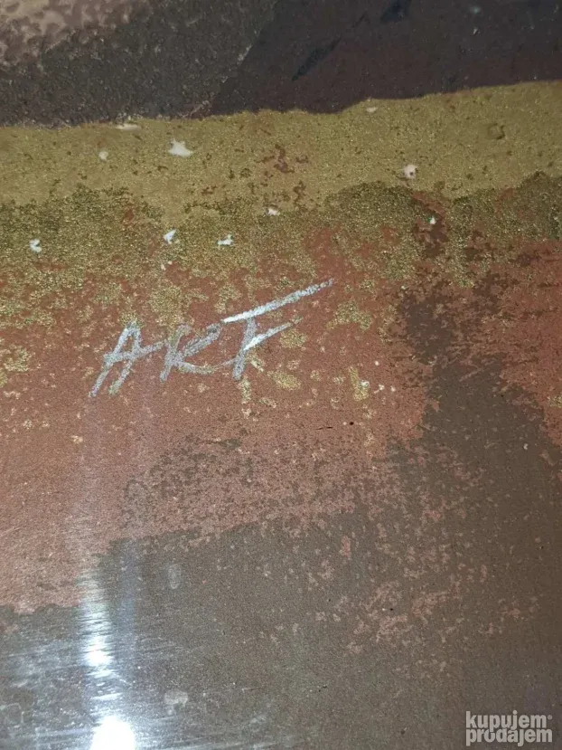 Slika uramjena sa potpisom nikola carana