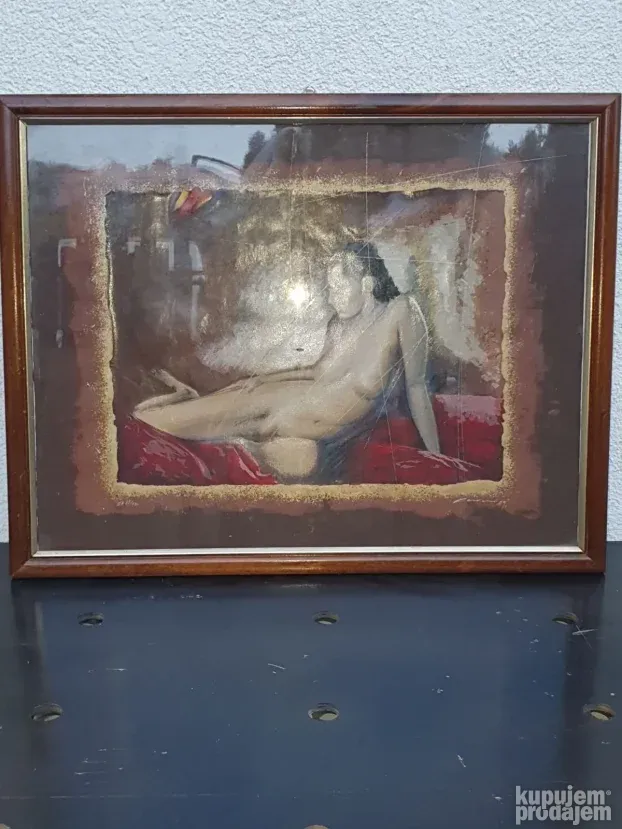 Slika uramjena sa potpisom nikola carana