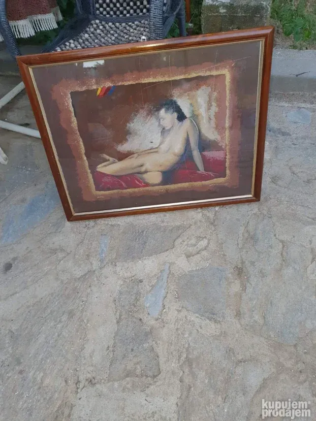 Slika uramjena sa potpisom nikola carana