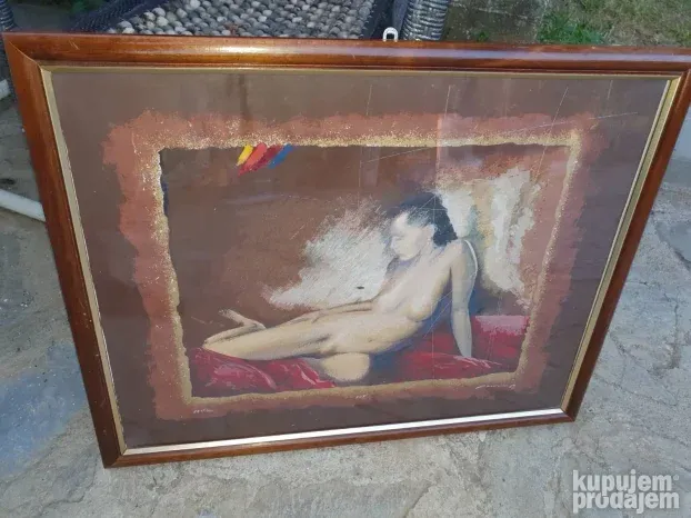 Slika uramjena sa potpisom nikola carana