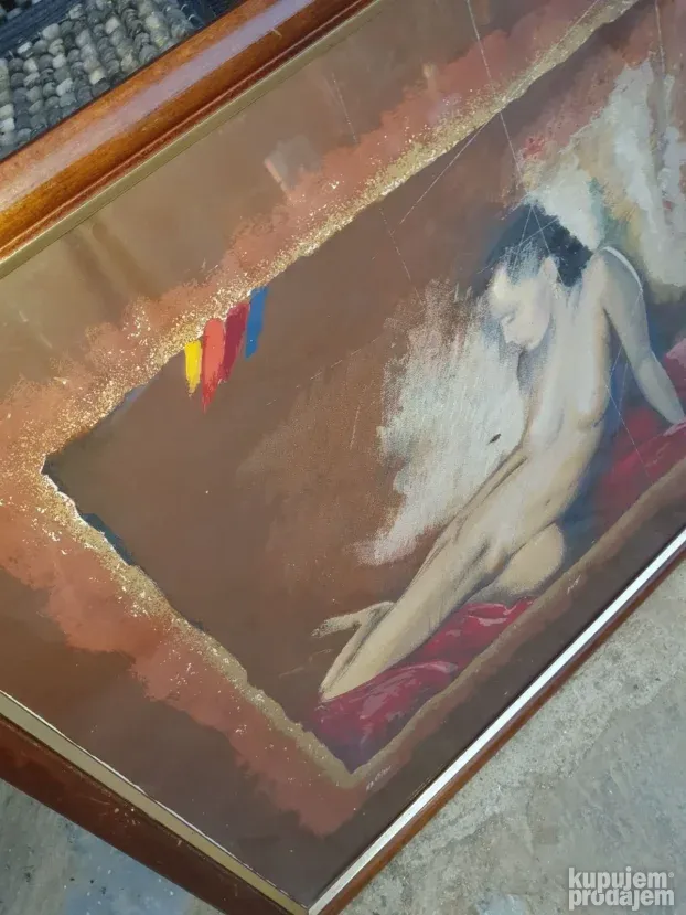 Slika uramjena sa potpisom nikola carana