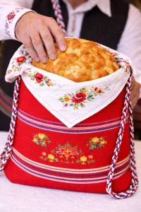 Torbe za slavski kolač, ručni rad, tkanje