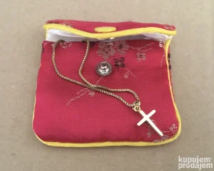 SVILENA TORBICA, za bisere i drugi nakit, AZIJSKA,6,2x5,9 cm