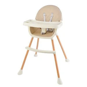 BBO Stolica i hranilica za decu Bambi 2u1 Beige NOVO