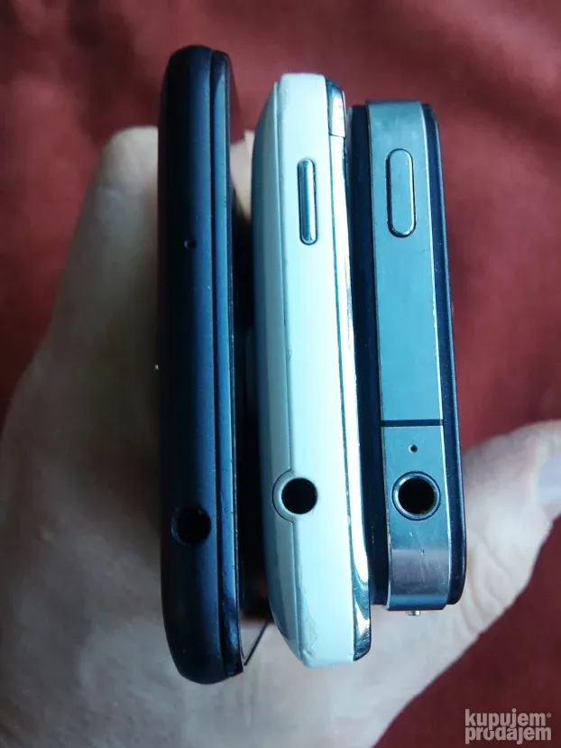 Huawei, alcatel i Iphone.